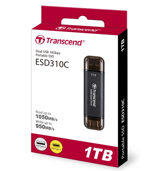 ASCII.jp：トランセンド、USB Type-A／Type-C両対応の高速ポータブル