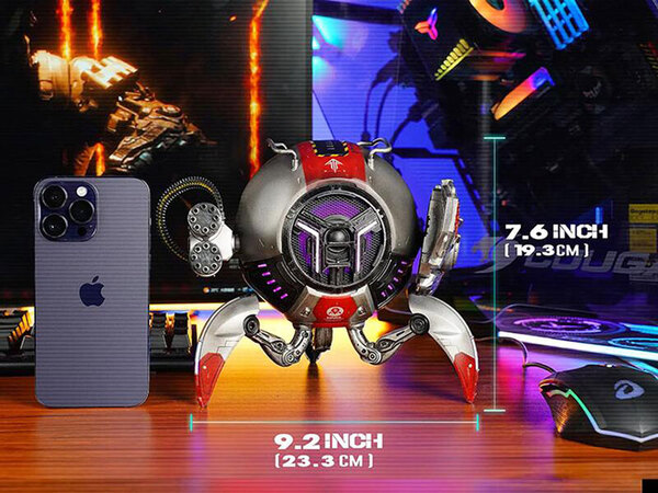 ASCII.jp：戦闘メカのような未来的デザインの球体型ワイヤレス