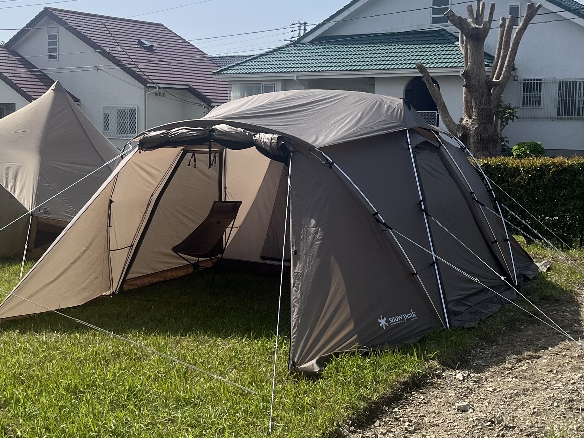 徹底レビュー】スノーピークランドネストシェルターのルーフシートと