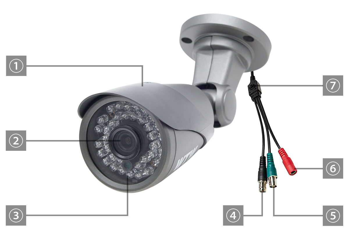 WTW-EHR209YJ | 400万画素屋外防雨型赤外線バレット型カメラ【塚本無線