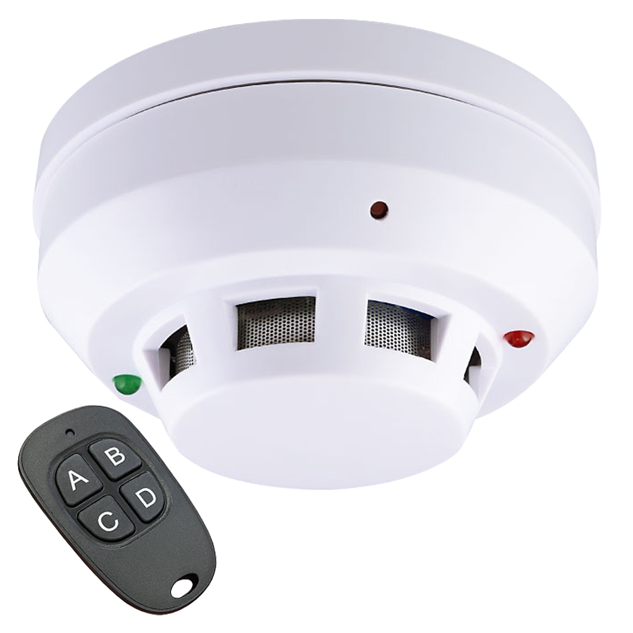 H-780 | フルHD録画対応火災報知機擬装(偽装)小型カメラ【レンズ隠し