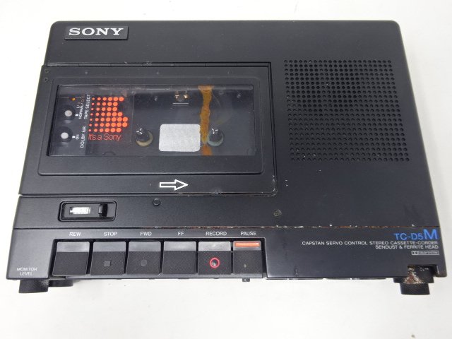 ◇ジャンク SONY ソニー カセットコーダー TC-D5M カセットデンスケ