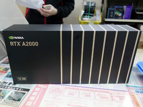 NVIDIA RTX A2000」の12GBメモリ版が発売、ロープロ/4画面出力対応で