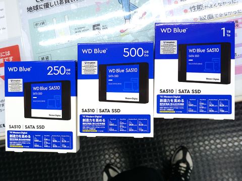 最大1TBのSATA SSD「WD Blue SA510」が発売、計6製品 - AKIBA PC Hotline!
