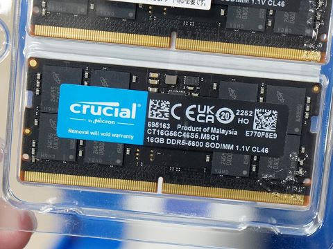 CrucialのDDR5-5600メモリ 16GB×2枚組が入荷、SO-DIMMも - AKIBA PC