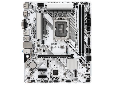 珍しい白基板のmicroATXマザー「B760M-HDV/M.2」がASRockから - AKIBA