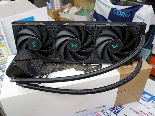 DeepCoolの“オールブラック”な簡易水冷CPUクーラー「LS-S ZERO DARK