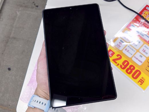 8インチAndroidタブレット「Lenovo Tab M8」が2,980円！中古品セール