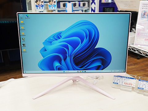 パステルカラーの23.8型ゲーミングモニターがViewSonicから、ドスパラ