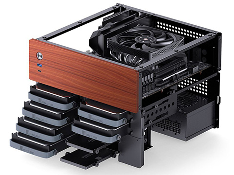 木製パネル採用のNAS向けmicroATXケース「JONSBO N4」が入荷 - AKIBA
