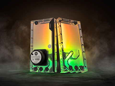 ケースファン取り付け穴に設置できるEKWBのリザーバータンクに改良