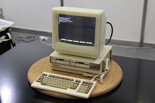 PasocomMini PC-8801mkIISR」がCEATEC 2024で展示中、アナログRGB入力