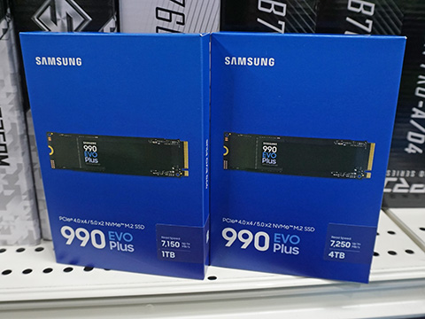 Samsungの新型SSD「990 EVO Plus」が発売、前モデルより最大50%高速化