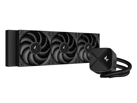 真っ黒な簡易水冷クーラー「LS720S ZERO DARK PRO」がDeepCoolから