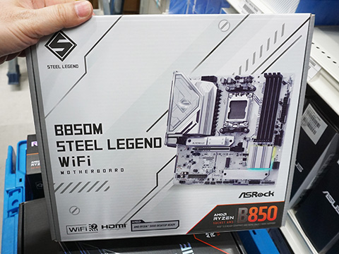 ASRockのAM5マザー「B850M Steel Legend WiFi」が発売 - AKIBA PC Hotline!