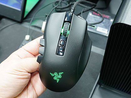 サイドボタンを変更できるゲーミングマウス「Naga Pro」がRazerから、3