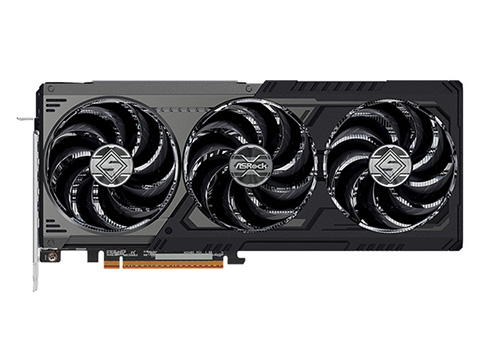 ASRock「AMD Radeon RX 9070 XT Steel Legend Dark 16GB」が発売、黒い