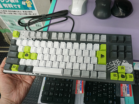 東プレのゲーミングキーボード「REALFORCE × hololive GX1 Keyboard