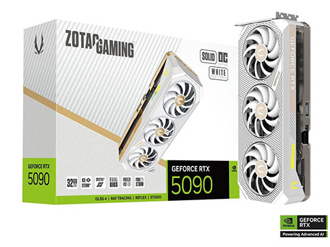 ZOTACの白いGeForce RTX 5090が登場、価格は45万円以上 - AKIBA PC