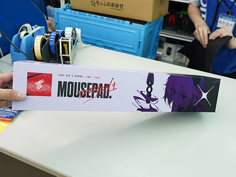 プロVALORANTプレイヤー“Demon1”×Yuki Aimコラボの布製マウスパッド