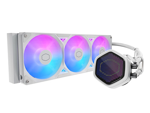 Cooler Masterの白い簡易水冷クーラー「MasterLiquid 360 Atmos II