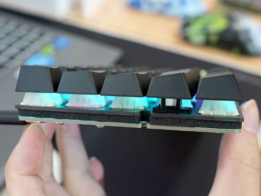 デュアルLED設計のラピトリキーボード自作基板「Arbiter Studio TENKO