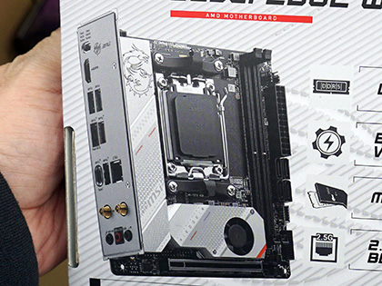 銀色ヒートシンク搭載のRyzen 7000マザーがMSIから、Mini-ITXなど2製品