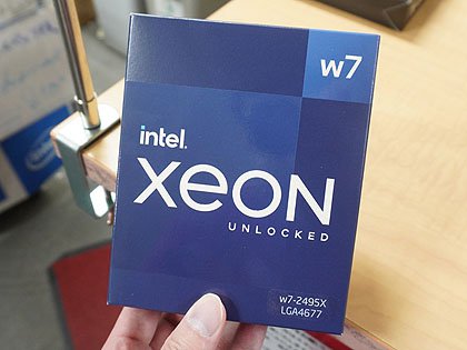24コア/48スレッドの「Xeon w7-2495X」が店頭入荷、価格は38万円以上