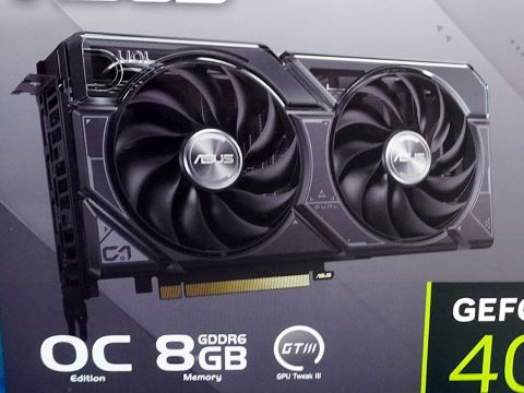 ASUS/ELSA/GAINWARD/INNO3DのGeForce RTX 4060 Ti 8GBが計5製品