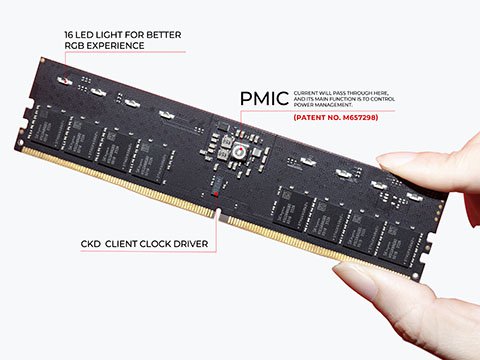 新規格「CUDIMM採用」のDDR5-8800メモリがv-colorから、24GB×2枚