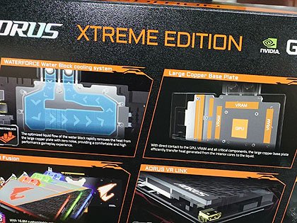 本格水冷仕様のGIGABYTE製GeForce GTX 1080 Tiが発売、RGB LED搭載