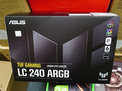 LGA1700対応の簡易水冷CPUクーラー「TUF GAMING LC 240 ARGB」がASUS