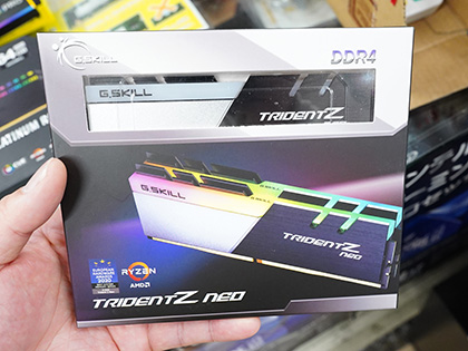Ryzen向けに最適化されたG.SKILLの「Trident Z NEO」、DDR4-4000
