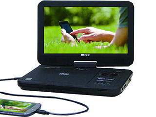 スマホ画面も映せるMHL対応ポータブルDVDプレーヤー。約22,800円 - AV