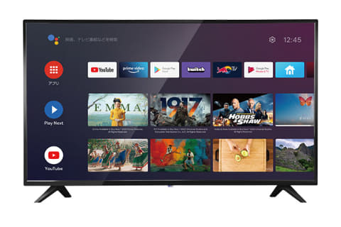 ドンキ、チューナ非搭載の“ネット動画TV”約2万円から。Android TV採用