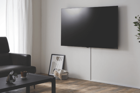 ニトリ、壁掛け用パーツがセットになった65型の4K対応液晶テレビ - AV