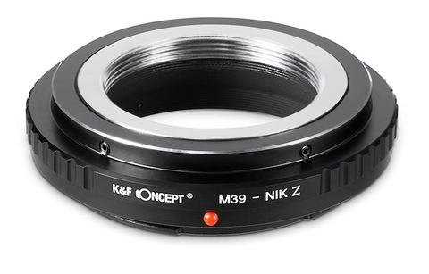 K&F Concept、ライカM/L39レンズ→キヤノンRF/ニコンZボディのマウント