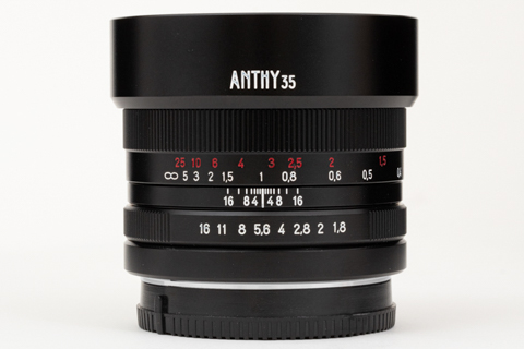 安原製作所、E / RF / Zマウント用の単焦点35mm F1.8レンズ「ANTHY35