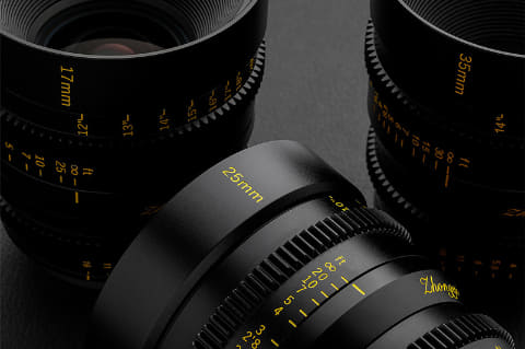 中一光学、開放T値1.0のマイクロフォーサーズ用シネマレンズ3本を発売