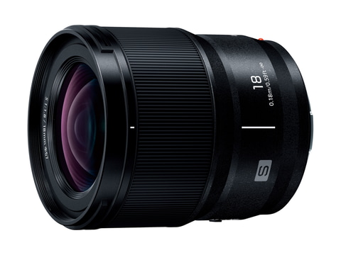 パナソニック、Lマウント超広角レンズ「LUMIX S 18mm F1.8」。12万円