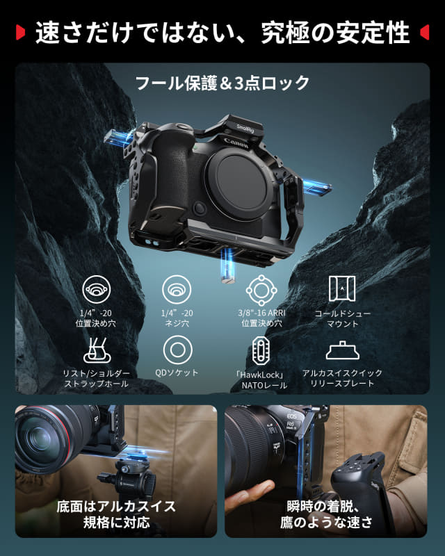 SmallRigから「EOS R6 Mark III」対応のカメラケージ - デジカメ Watch