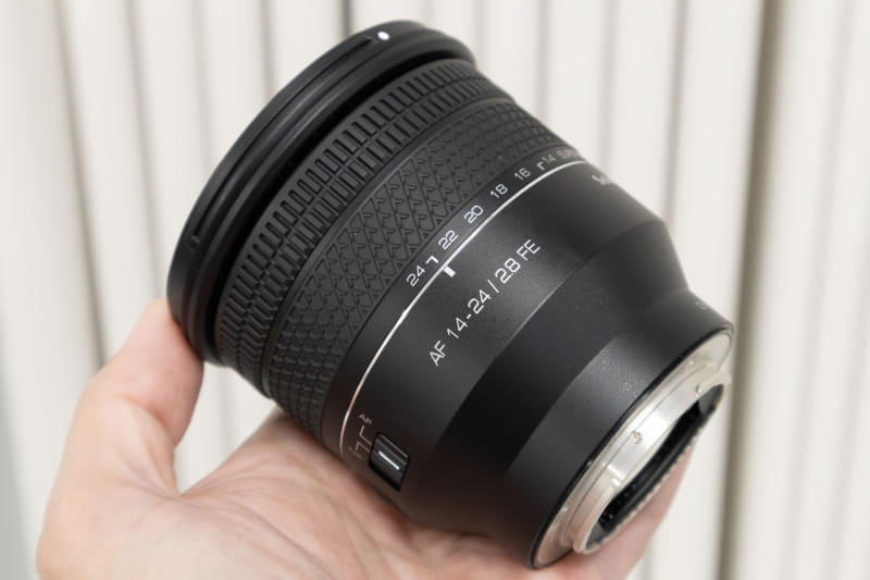 450gを切る超広角F2.8ズームレンズ「SAMYANG AF 14-24mm F2.8 FE
