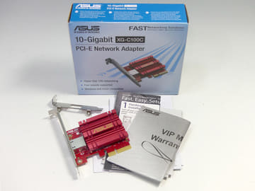 1.5万円の10GBASE-T対応LANカード「XG-C100C V2」、ASUSが発売