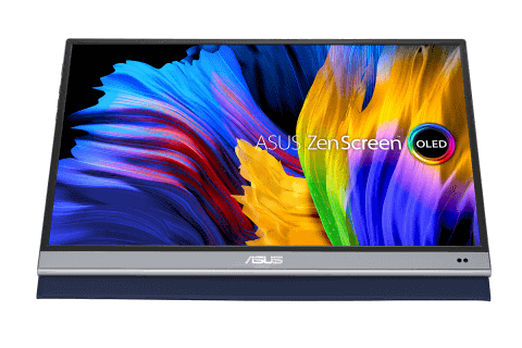 ASUS、完全ワイヤレス接続やUSB Type-C接続のモバイルモニター