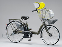 ブリヂストン、幼児2人が乗れる“3人乗り”電動アシスト自転車 - 家電 Watch