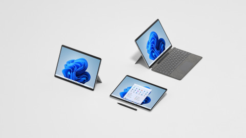 米マイクロソフト、Windows 11搭載の「Surface Pro 8」や5G対応2画面