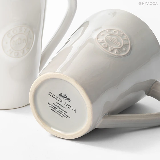 マグカップ 2個セット/ナチュラルカラー［コスタノバ］