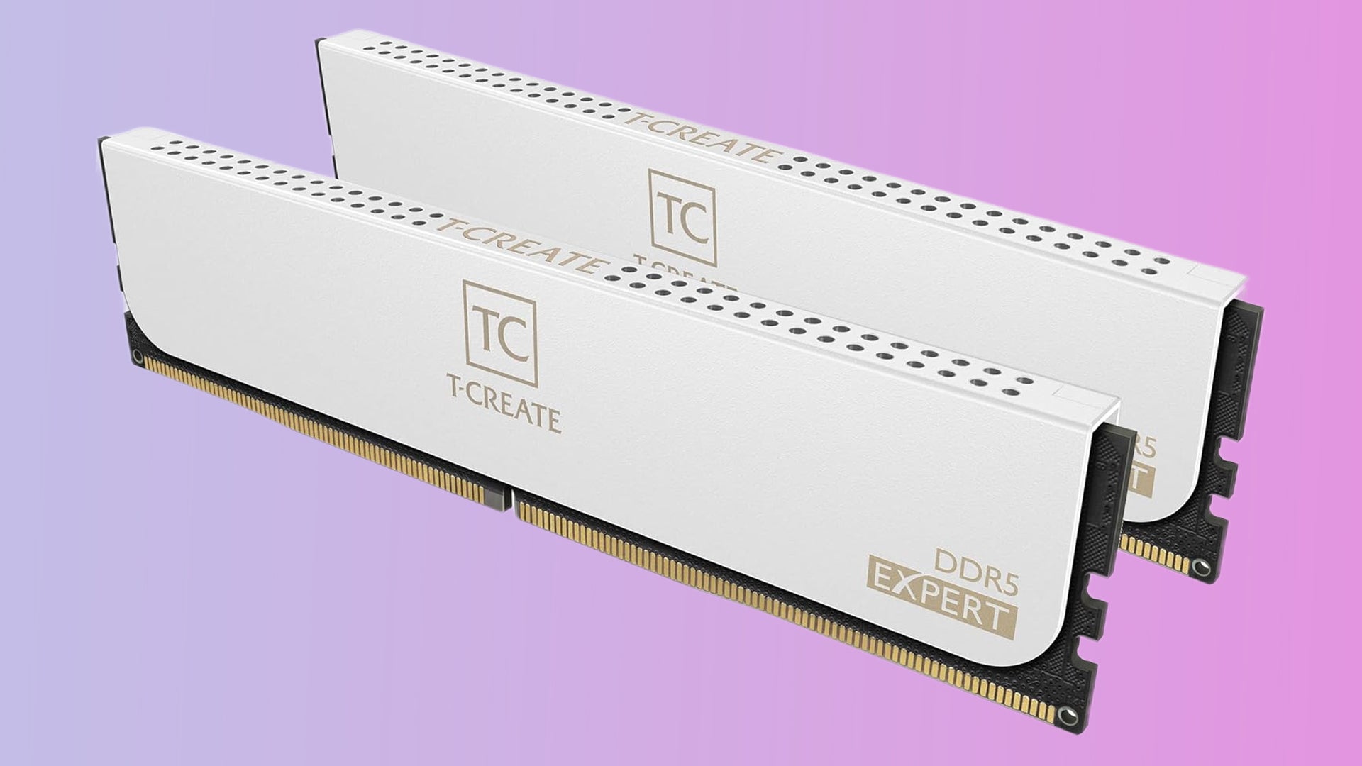 This trendy white Teamgroup 32GB DDR5-6000 CL30 RAM kit is a