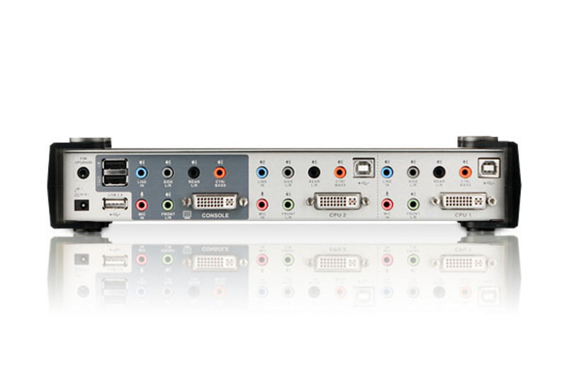 2ポート USB2.0 DVI KVMPスイッチ - CS1782, ATEN 2/4ポートKVM