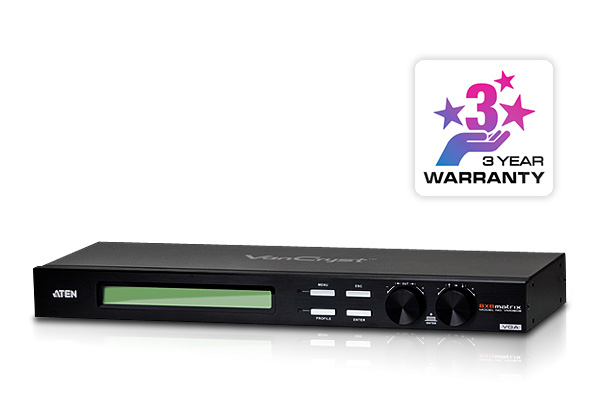 8入力8出力オーディオ・ビデオマトリックススイッチャー - VM0808